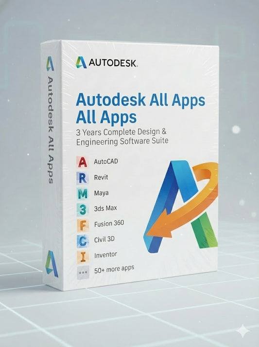Autodesk All Apps – 3 Years Complete Design & Engineering Software Suite
